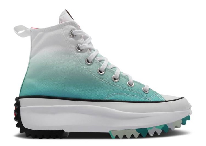 Run Star Hike High - Año Nuevo Chino Verde Azulado Lavado/blanco/rojo
