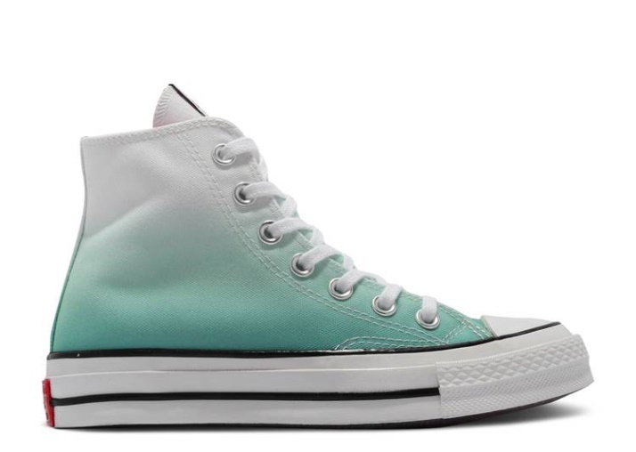 Chuck 70 Alto - Año Nuevo Chino Lavado Verde Azulado/blanco/rojo