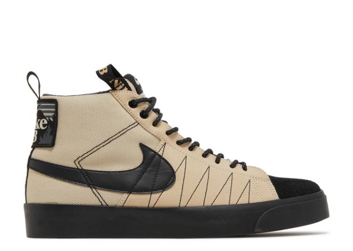 Nike Blazer Mid Premium Sb - Acclimate Pack Rattan/rattan/naranja/negro