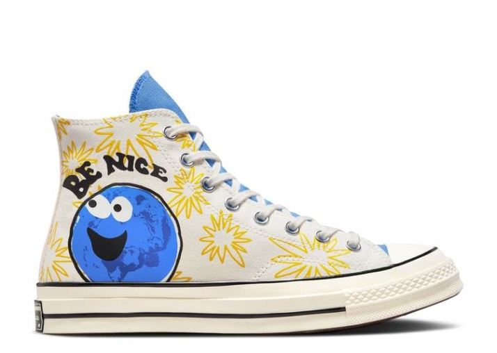 Converse Chuck 70 High - Garza Soleada Floral/azul/amarillo