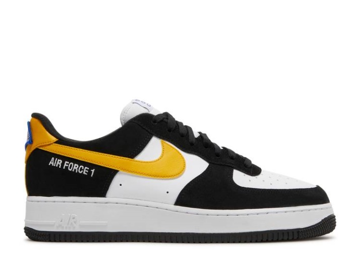 Nike Air Force 1 '07 Lv8 - Club Atlético Negro/blanco/dorado Universitario