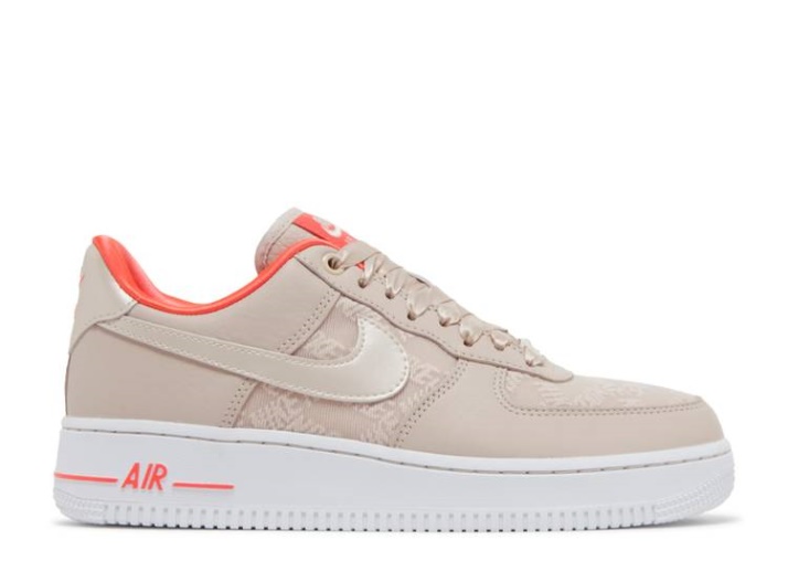 Nike Wmns Air Force 1 '07 - Piedra Fósil Láser Carmesí