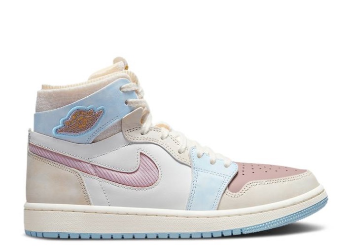 Mujer Air Jordan 1 High Zoom Comfort - Rosa Oxford Plum Fog