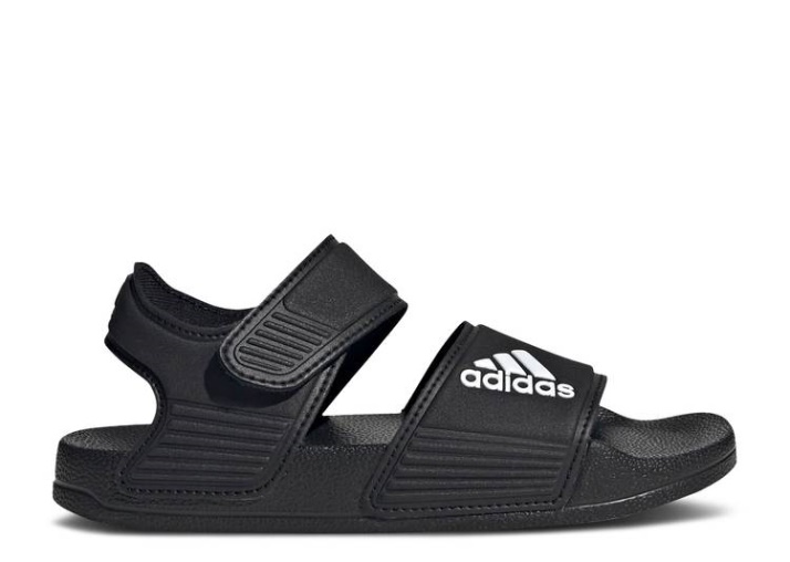 Sandalia Adilette J - Negro Blanco