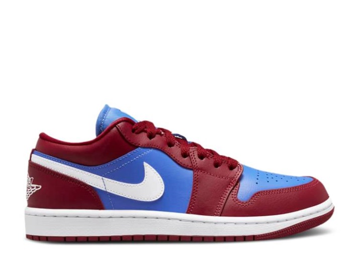 Mujer Air Jordan 1 Low - Deep Rojo Azul
