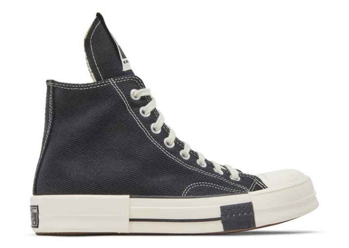 Converse Rick Owens X Drkshdw Drkstar Chuck 70 Alto - Negro