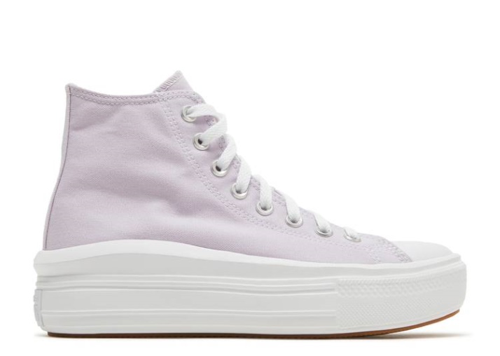 Wmns Chuck Taylor All Star Move Plataforma Alta - Color De Temporada Amatista Pálido/blanco