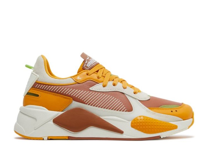 Puma White Castle X Rs-x - Bisque Mocha Girasol