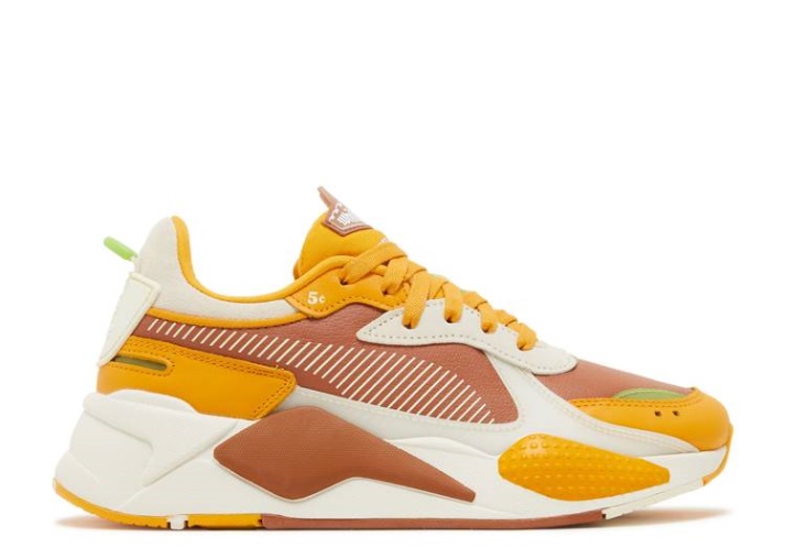 Puma White Castle X Rs-x Jr - Bisque Mocha Girasol