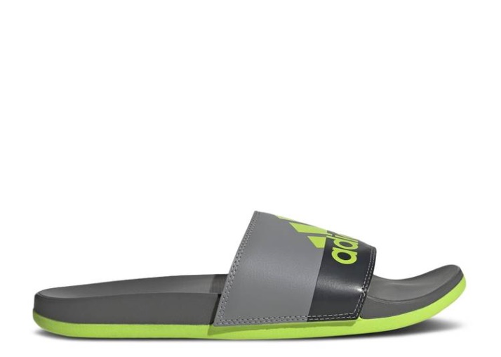 Chanclas Adidas Adilette Comfort - Gris Semi Solar Slime