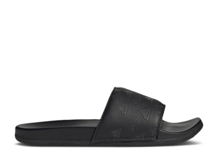 Chanclas Adidas Adilette Comfort - Logo Repetido Core Black/carbon/core Black