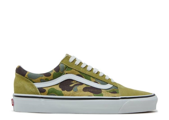 Vans Bape X Old Skool 36 Dx - Camuflaje Verde