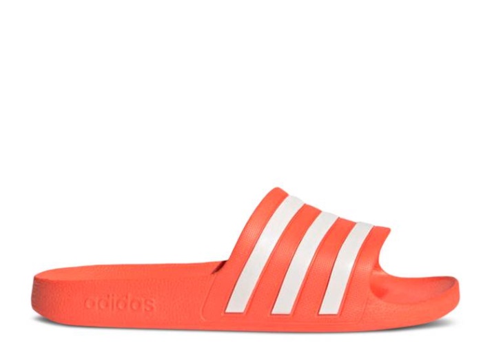 Adidas Wmns Adilette Adilette Aqua Slide - Rojo Solar