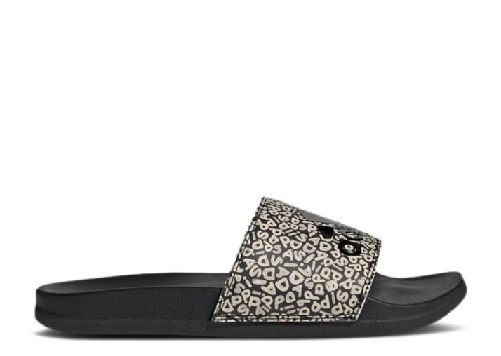 Adidas Wmns Adilette Comfort Slide - Estampado Floral Juguetón