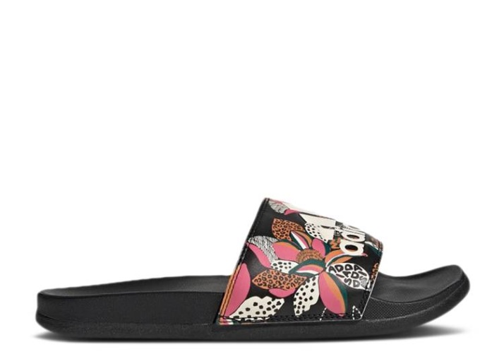Chanclas Adidas Wmns Adilette Comfort - Floral Black/wonder White/black