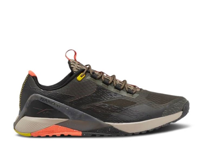 Reebok Nano X1 Verde Militar/negro/rojo Dinámico