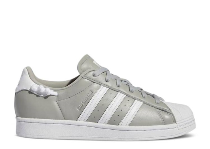 Adidas Wmns Superstar - Cuerda Anudada Gris Dos/blanco
