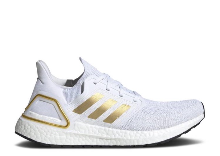 Adidas Wmns Ultraboost 20 - Muestra De Oro Blanco Metalizado