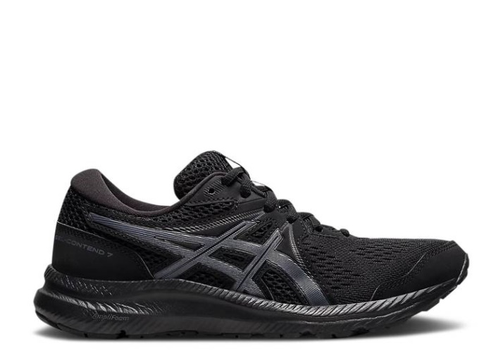 Asics Mujer Gel Contend 7 - Negro Portador Gris