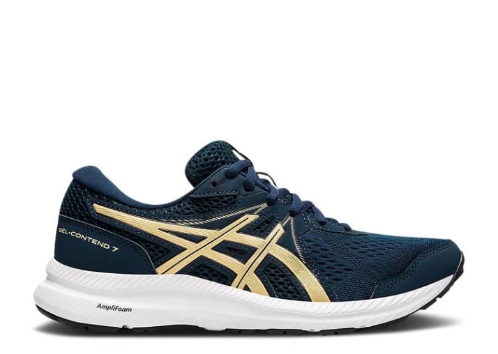 Asics Gel Contend 7 Mujer - Champagne Azul Francés