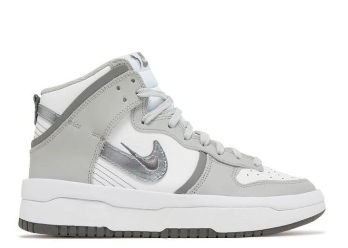Nike Wmns Dunk High Up - Gris Humo Claro