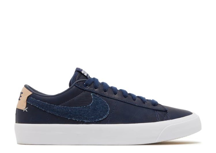 Nike Blazer Low Gt Sb - Denim Azul Marino Medianoche