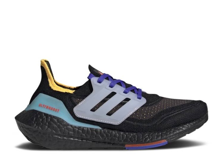 Adidas Ultraboost 21 J - Negro Pulso Aqua