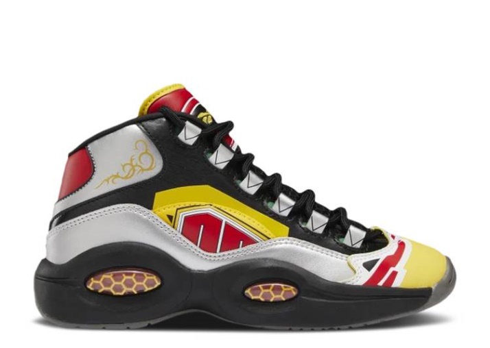 Reebok Power Rangers X Question Mid Big Kid - ¡modo De Batalla Megazord!