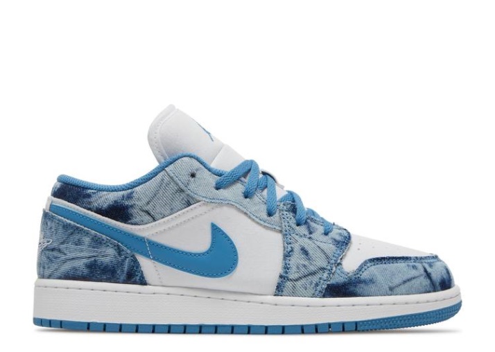 Air Jordan 1 Low Gs - Denim Lavado