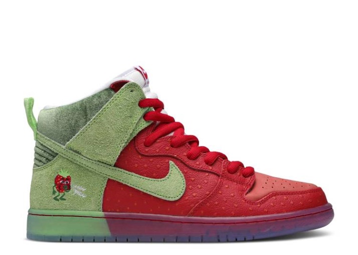 Nike Dunk High Sb - Caja Especial Tos Fresa