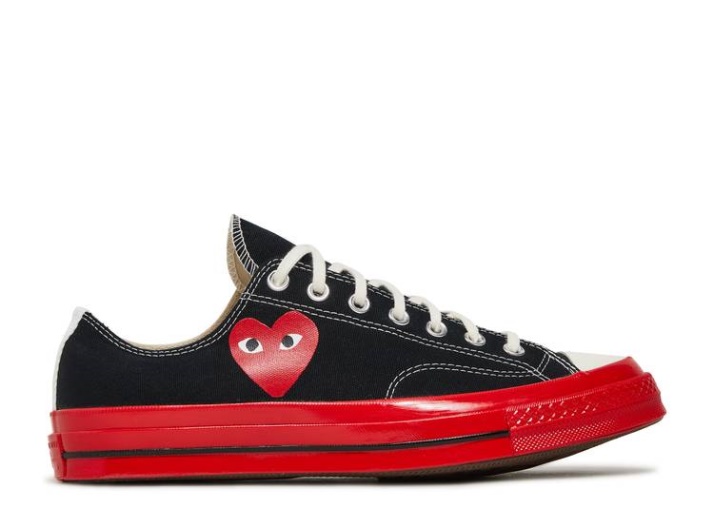 Converse Like Boys Play X Chuck 70 Low - Negro Rojo