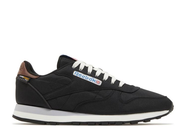 Reebok Classic Cuero - Negro Cepillo Marrón