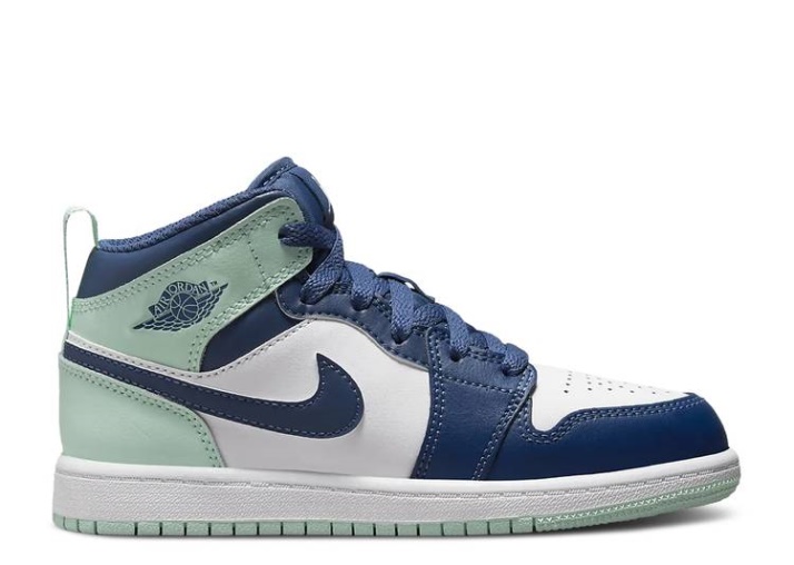 Air Jordan 1 Mid Ps - Azul Menta