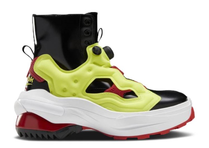 Reebok Maison Margiela X Instapump Fury Tabi - Negro Amarillo Rojo