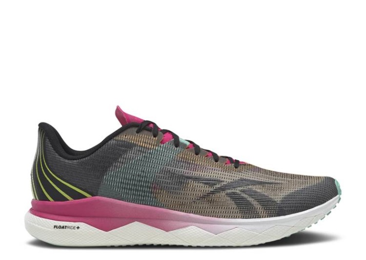 Reebok Floatride Run Fast 3 - Negro Persecución Rosa Menta