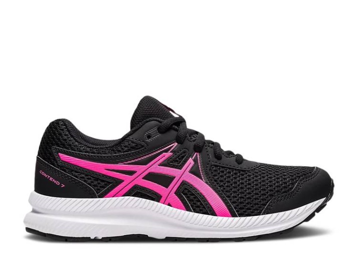 Asics Contend 7 Gs - Negro Fucsia Rosa