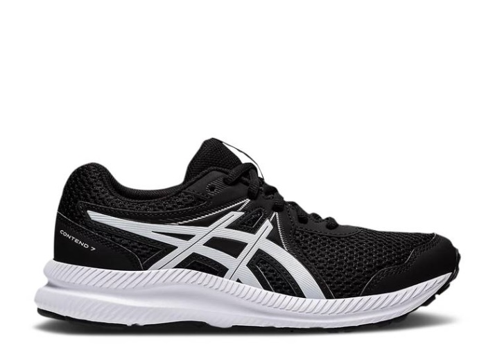 Asics Contend 7 Gs - Negro Blanco