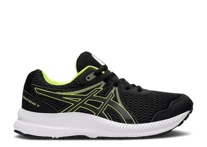 Asics Contender 7 Gs - Negro Peligro Verde