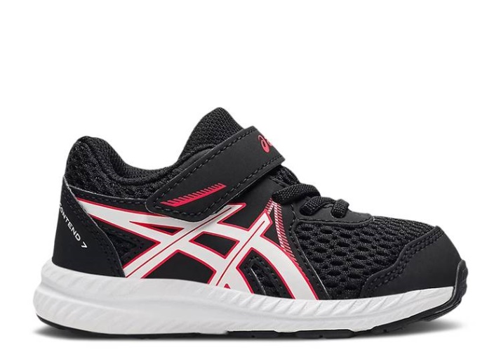 Asics Contend 7 Ts - Negro Rojo Eléctrico