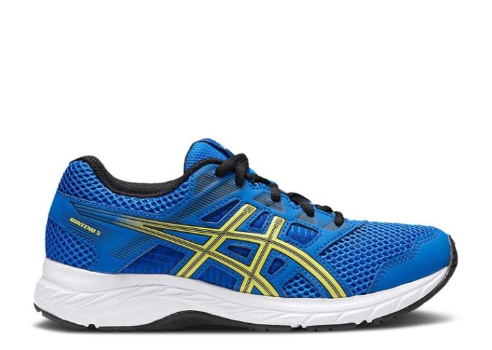 Asics Contender 5 Gs - Ilusión Azul Limón