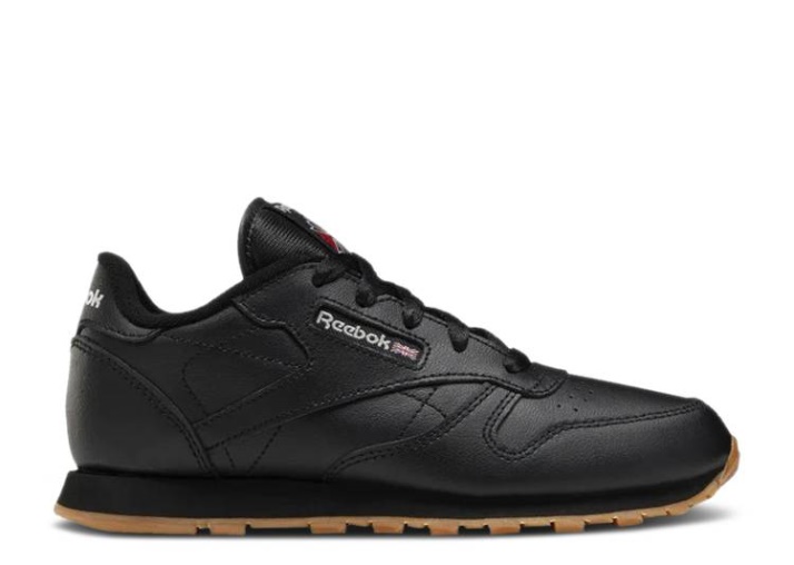 Reebok Classic Leather Little Kid - Negro Chicle