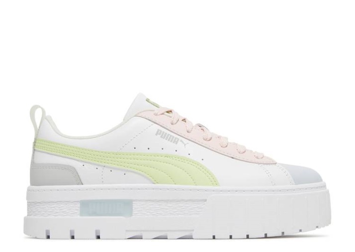 Puma Wmns Mayze Cuero - Blanco Hielo ártico