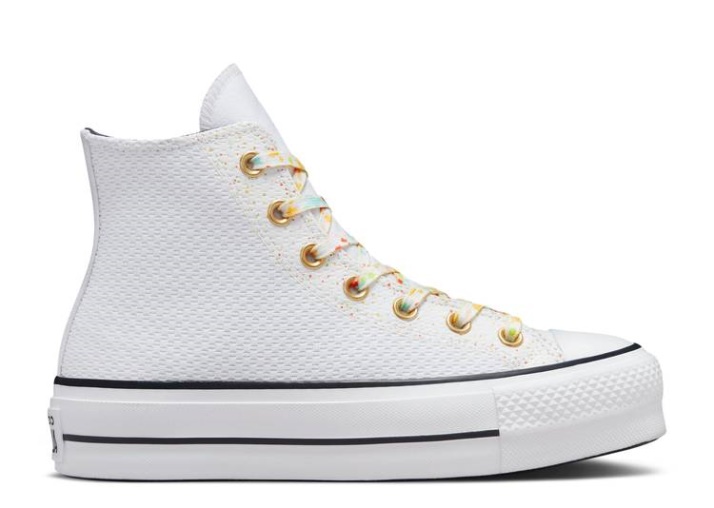 Converse Wmns Chuck Taylor All Star Plataforma Elevadora Alta - Salpicaduras De Pintura
