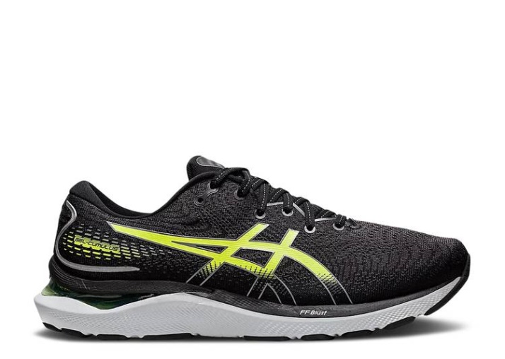 Asics Gel Cumulus 24 - Negro Peligro Verde