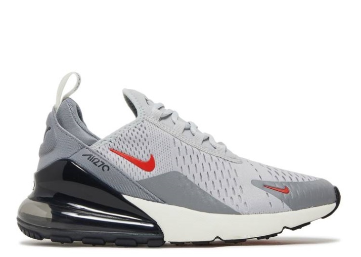 Nike Air Max 270 - Gris Niebla Equipo Naranja