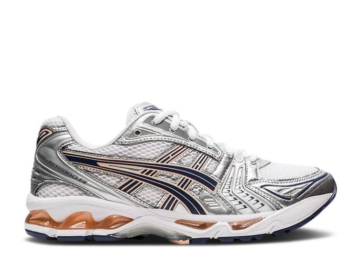 Asics Mujer Gel Kayano 14 - Blanco Trueno Azul