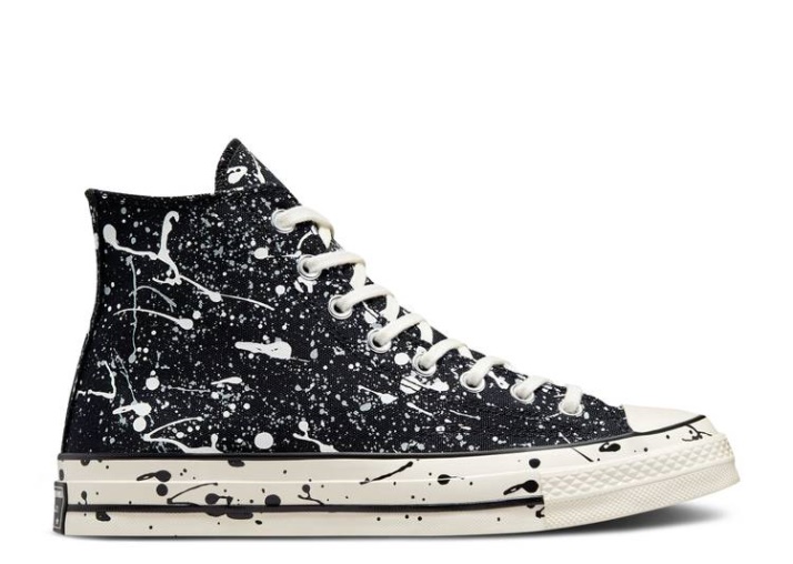 Converse Chuck 70 High - Archivo Pintura Salpicadura Negro/ashstone/egret