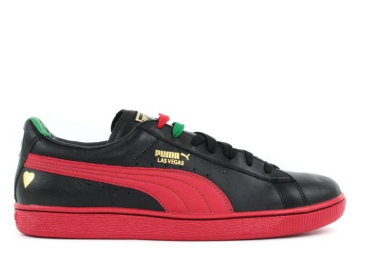 Puma Hard Rock Basket Negro/cinta Roja
