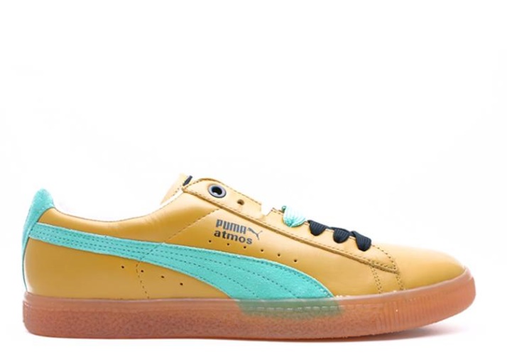 Puma Atmos X Clyde - Paquete De Especies En Peligro De Extinción Dorado/verde Menta
