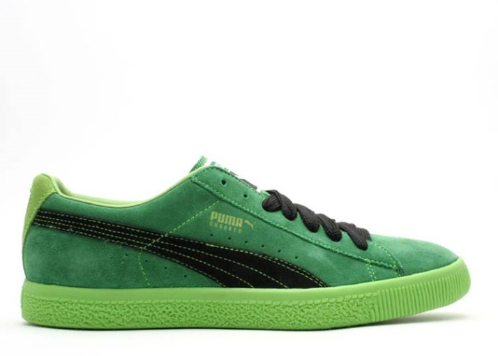 Puma Clyde - Lenguas Torcidas Amazon/black/green Flash